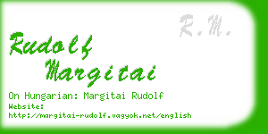 rudolf margitai business card